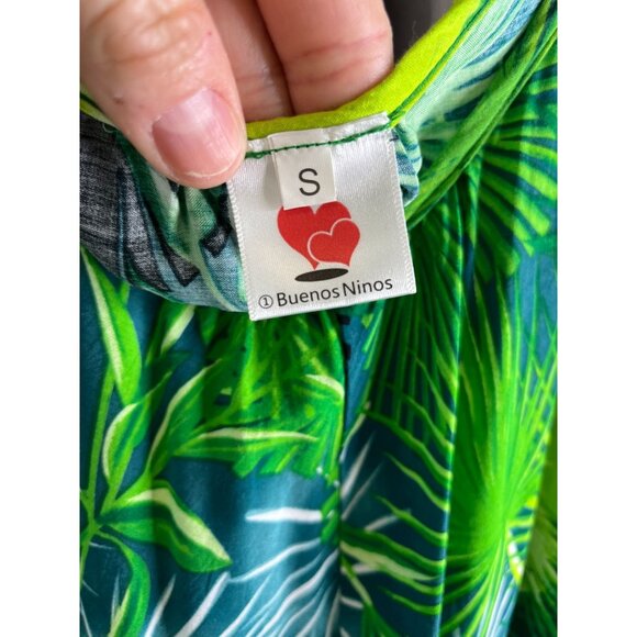 Tropical Green Jumpsuit - Picture 8 of 11